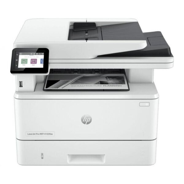 8 HP LaserJet Pro-4103fdw Printer