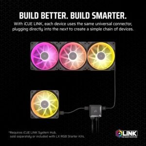 image (23) Corsair LX120 RGB 120mm-Fans